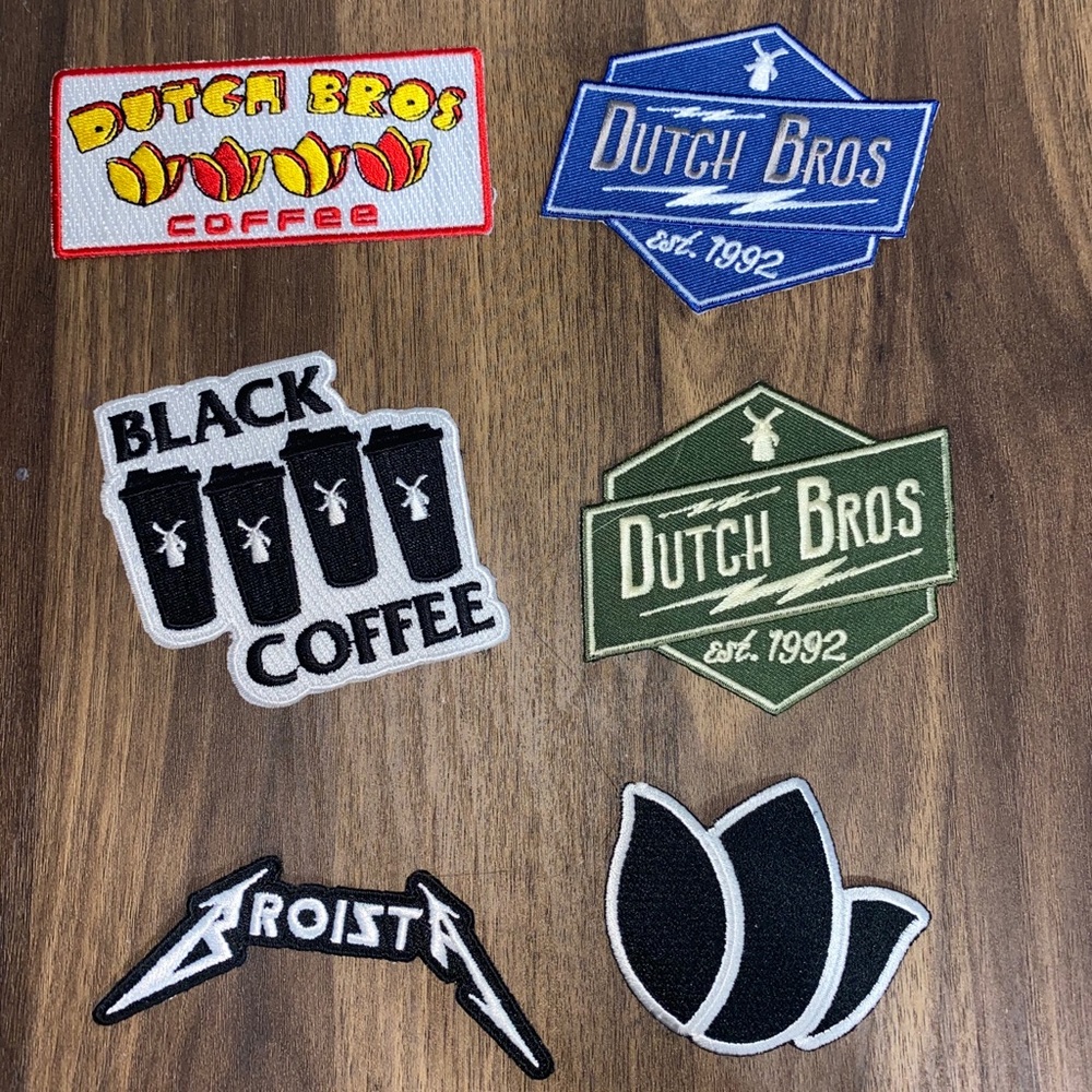 6 Dutch Bros patches